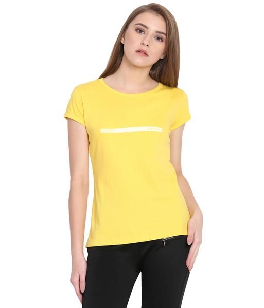 Stylish Cotton Round Neck T-shirt for Women